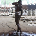 indoor bronze nude woman statue for home decoration